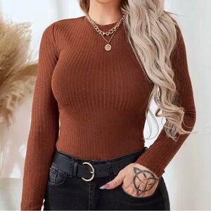 Burnt Orange Long Sleeve Shirt